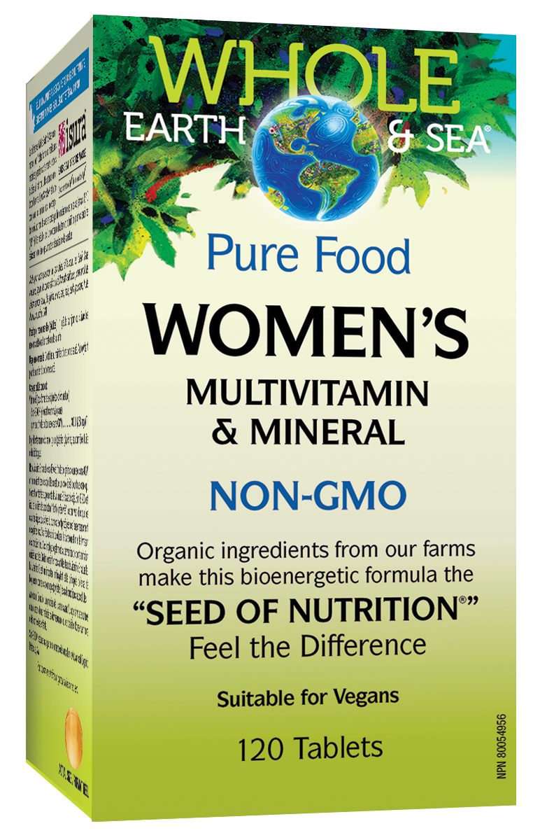 Whole Earth & Sea Women's Multivitamin Non-GMO 120 Tablets