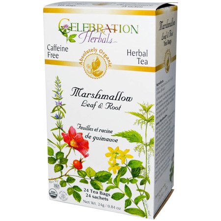 Celebration Herbals Marshmallow Leaf & Root Organic 24 Tea Bags