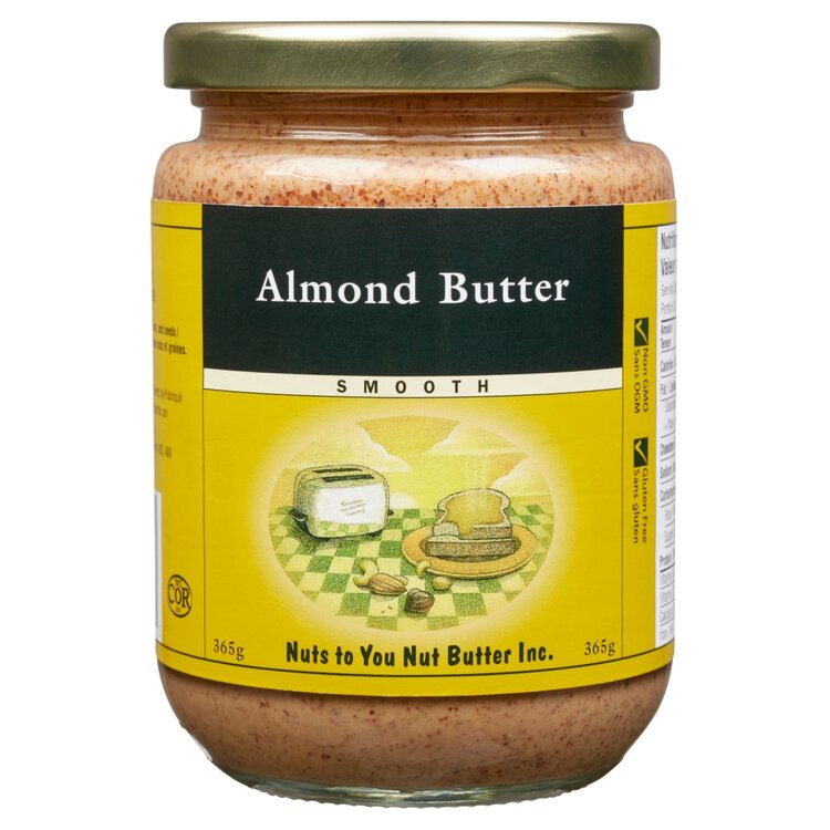 Nuts To You Almond Butter Smooth 365g