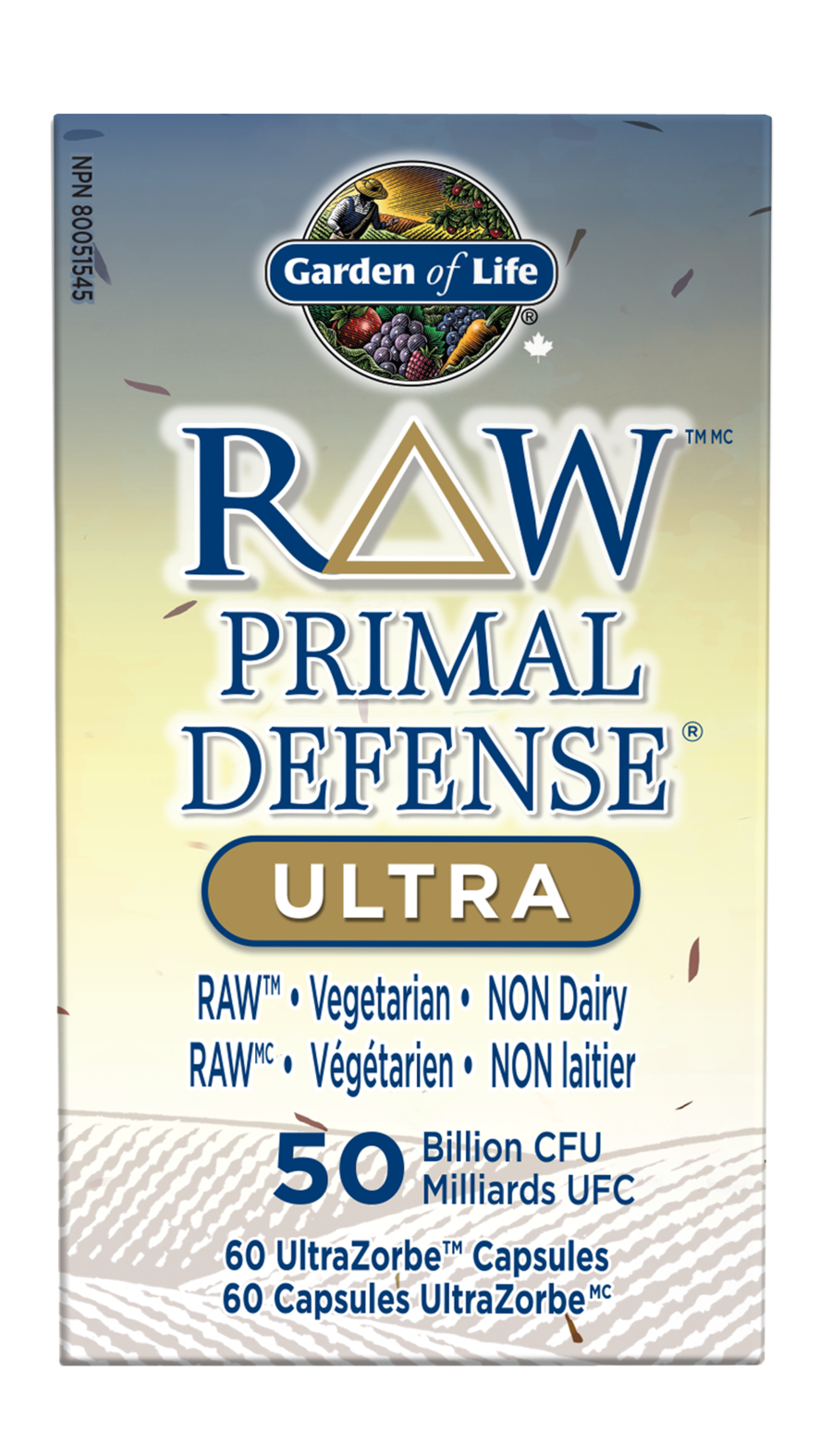 Garden of Life Raw Primal Defense Ultra 60 UtraZorbe Capsules