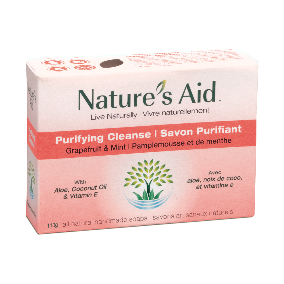 Nature's Aid Grapefruit & Mint Bar Soap