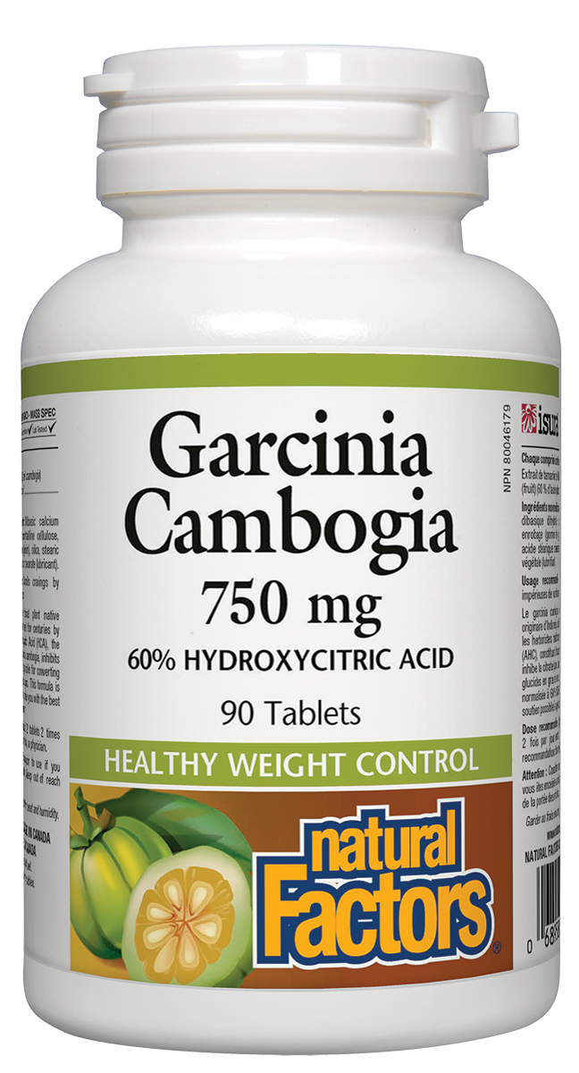 Natural Factors Garcinia Cambogia 750mg 90 Tablets