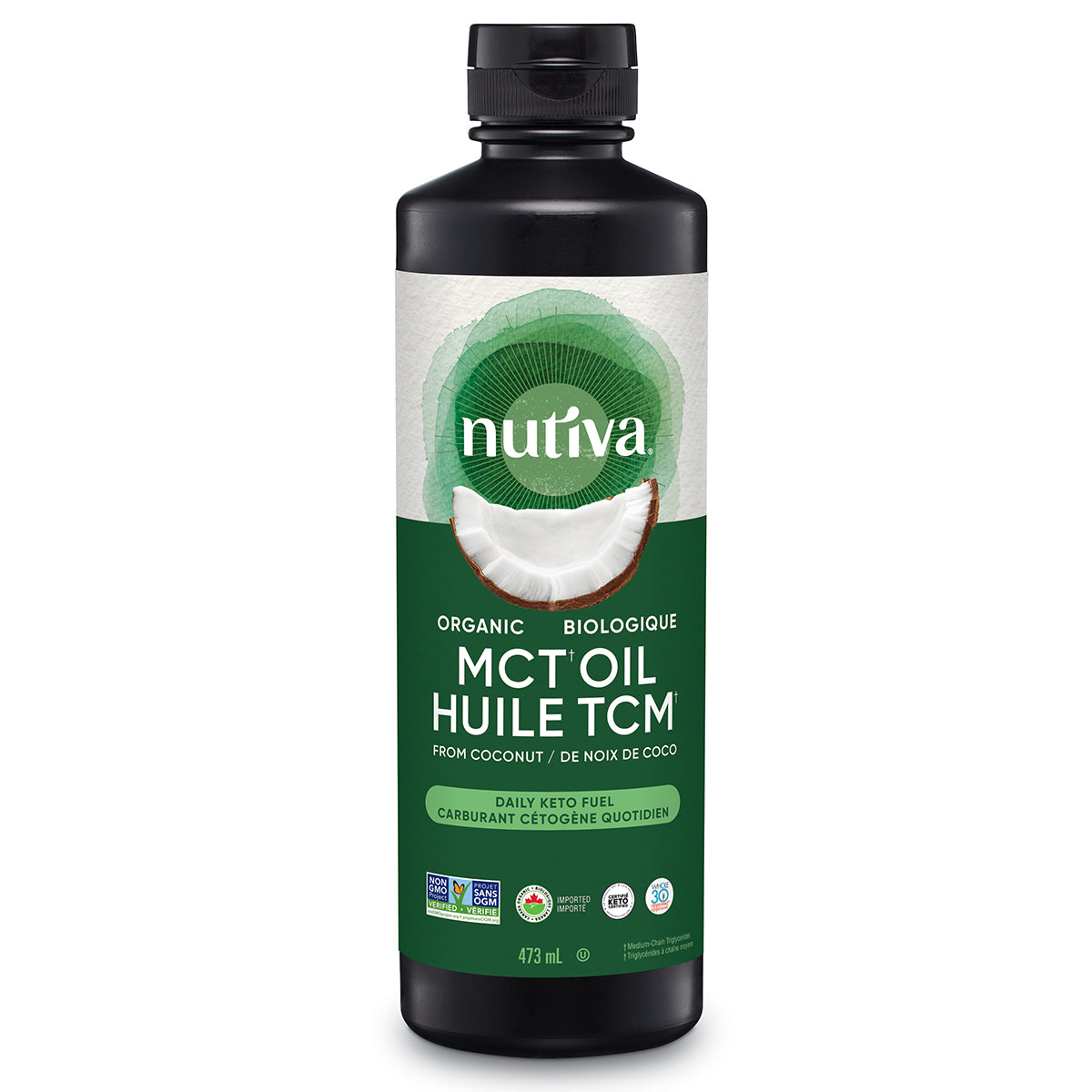 Nutiva Organic MCT Oil Unflavoured 473ml