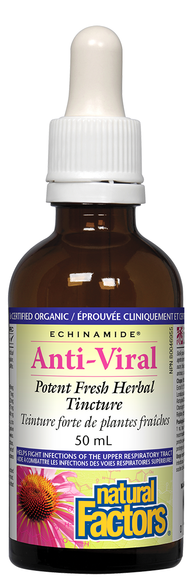 Natural Factors ECHINAMIDE Anti-Viral Fresh Herbal Tincture 50ml