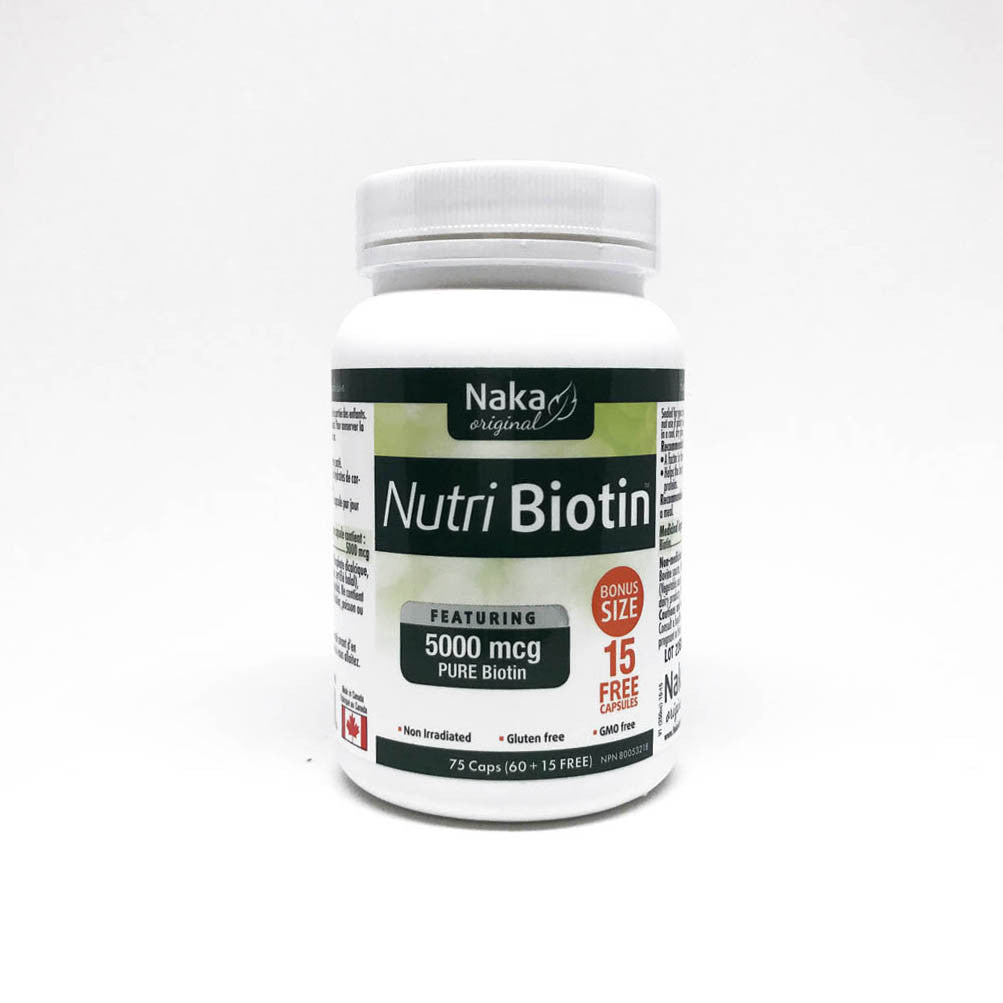 Naka Nutri Biotin 5000mcg 75 Capsules