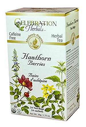Celebration Herbals Hawthorn Berries Organic 24 Tea Bags