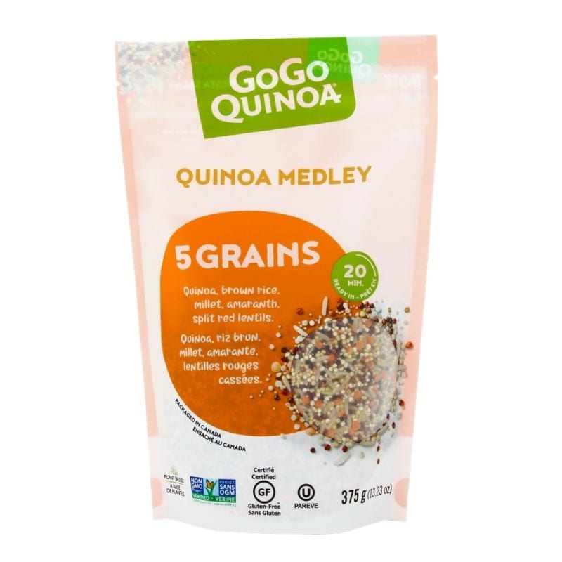 Go Go Quinoa Organic Quinoa Medley 5 Grains 375g