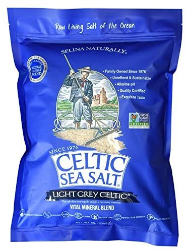 Celtic Light Grey Coarse Sea Salt Resealable Bag 5lb