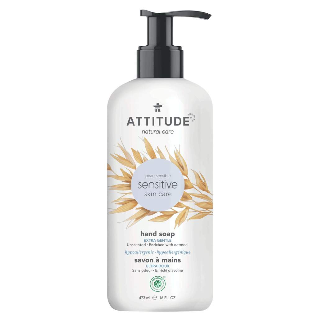 Attitude Hand Soap Sensitive Skin Care Unscented 473mL