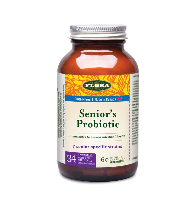 Flora Senior's Probiotic 60 Vegetarian Capsules