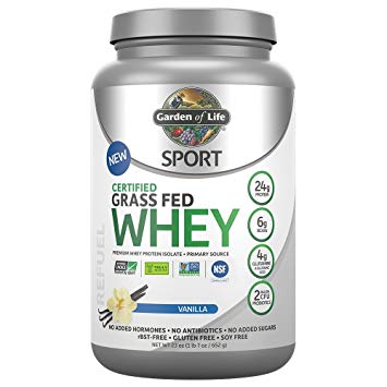 Garden of Life Sport Grass Fed Whey Protein Vanilla 652g