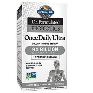 Garden of Life Dr. Formulated Probiotics Once Daily Ultra 90 Billion 30 Vegetarian Capsules
