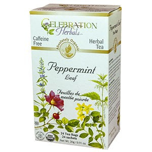 Celebration Herbals Peppermint Leaf Organic 24 Tea Bags