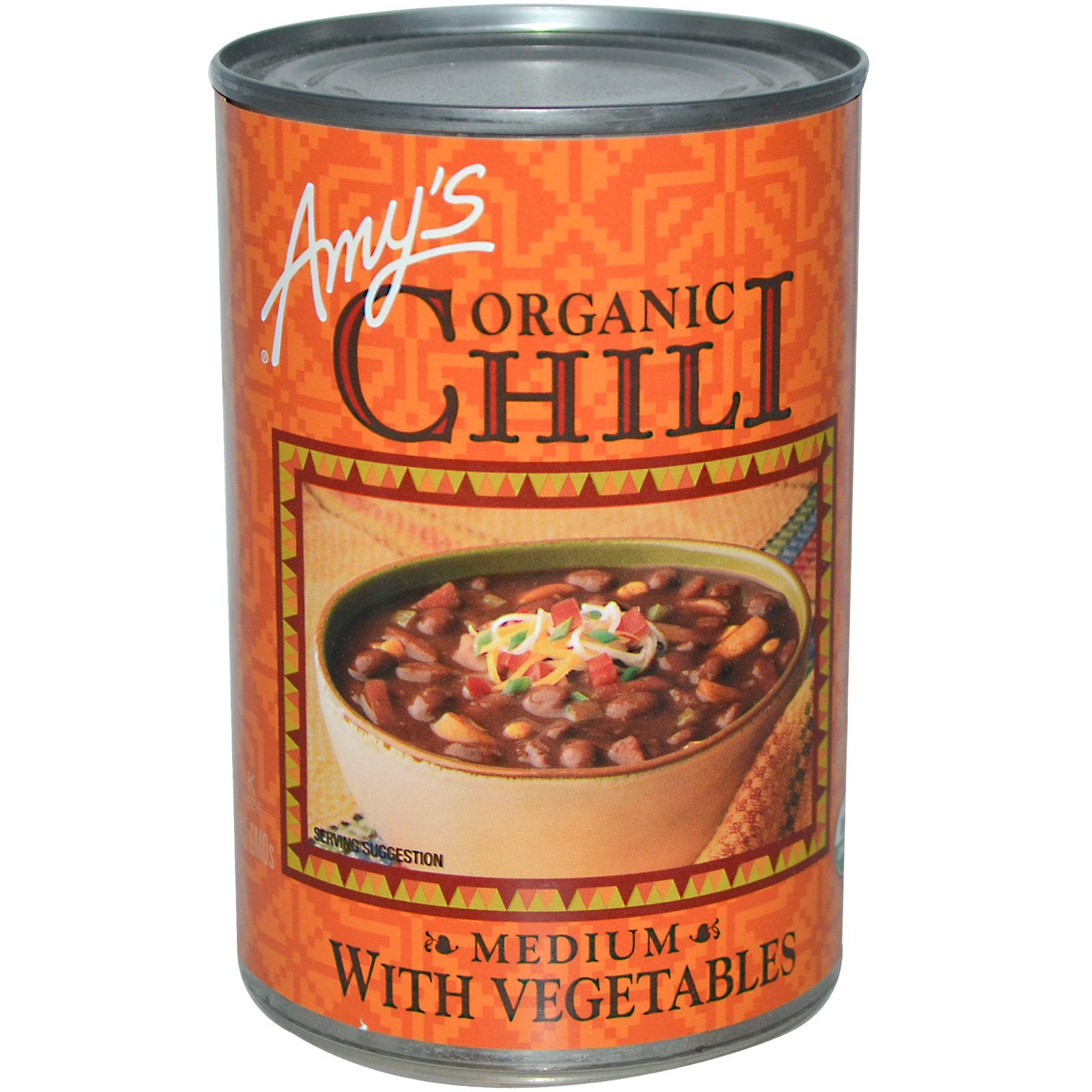 Amy’s Chili With Vegetables-Medium 398ml