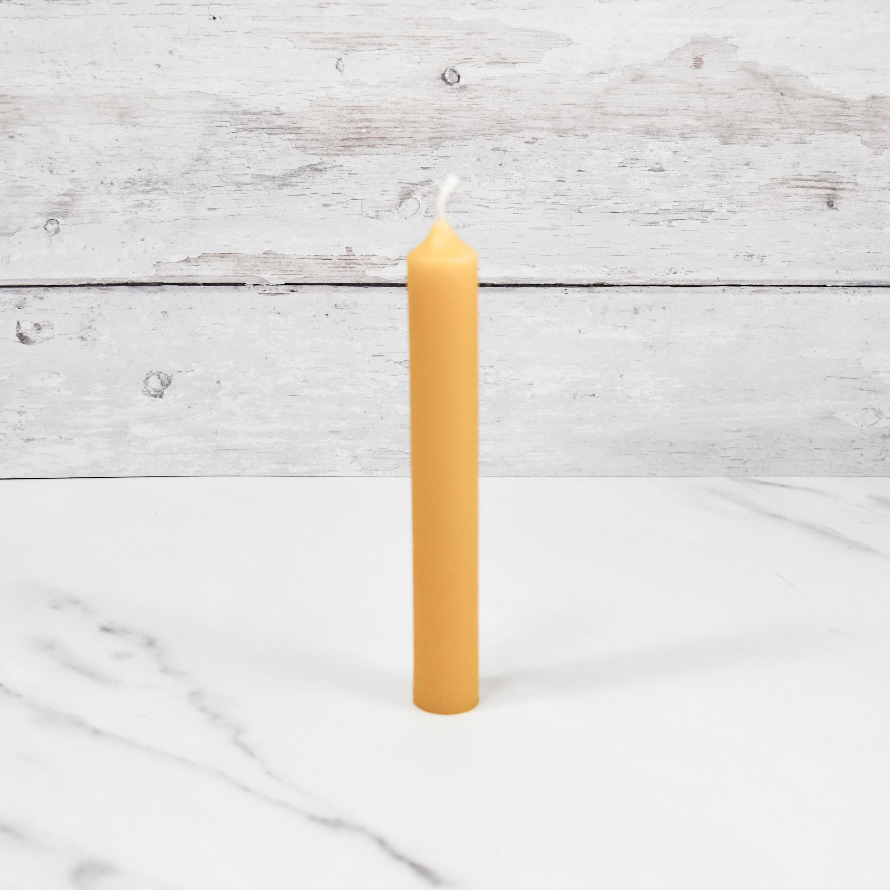 Honey Candles Beeswax Tube 6"