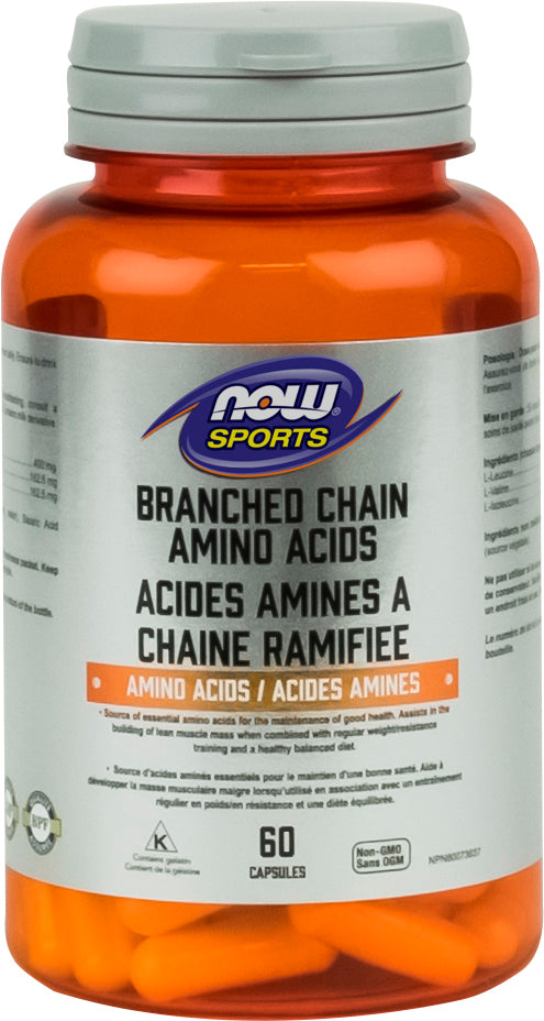 Now Branch Chain Amino Acid 60 Capsules