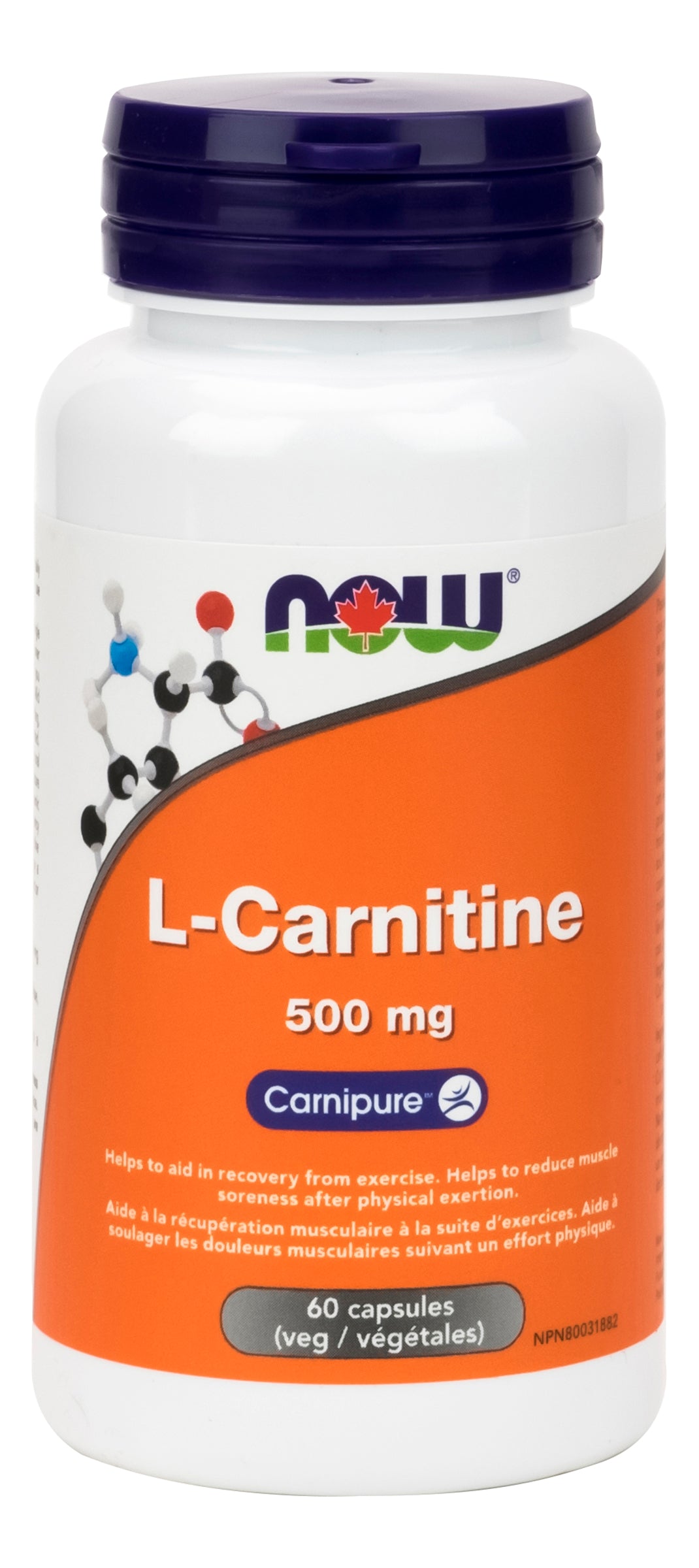 NOW L-Carnitine 500mg 60 capsules
