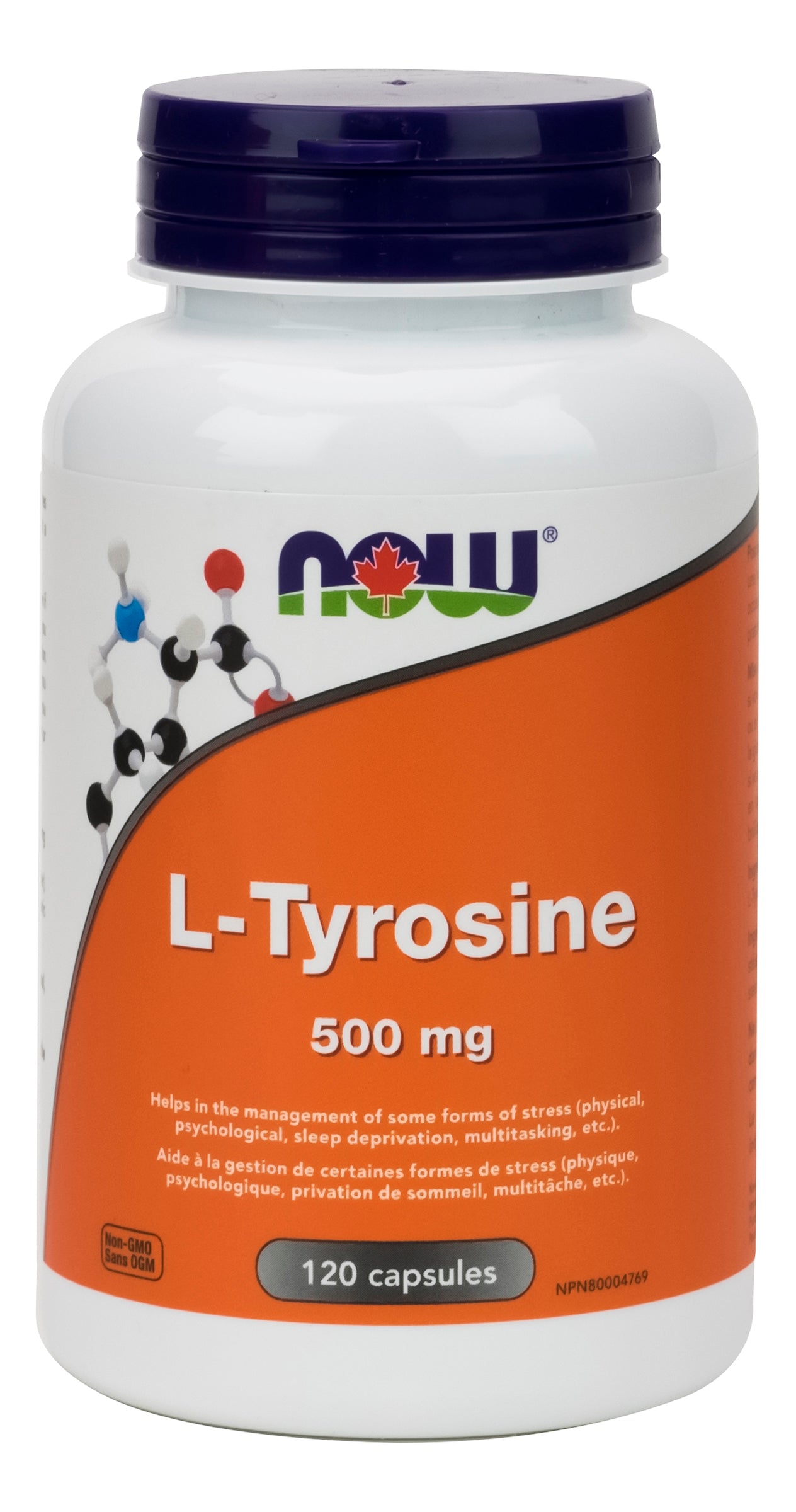 Now L-Tyrosine 500mg 120 Capsules