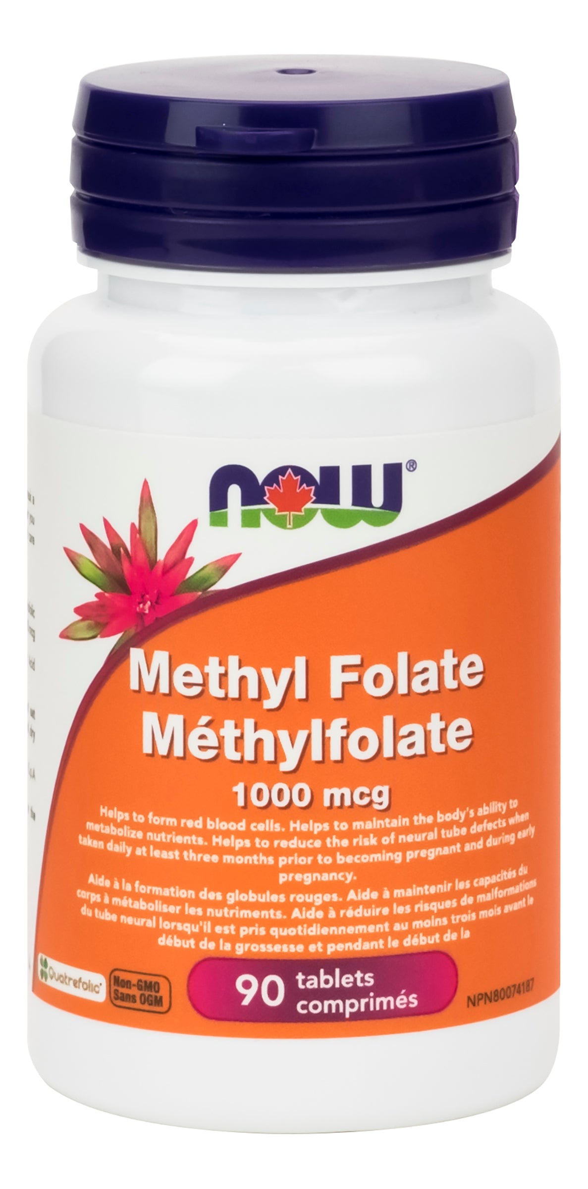 Now Methyl Folate 1000mcg 90 Tablets
