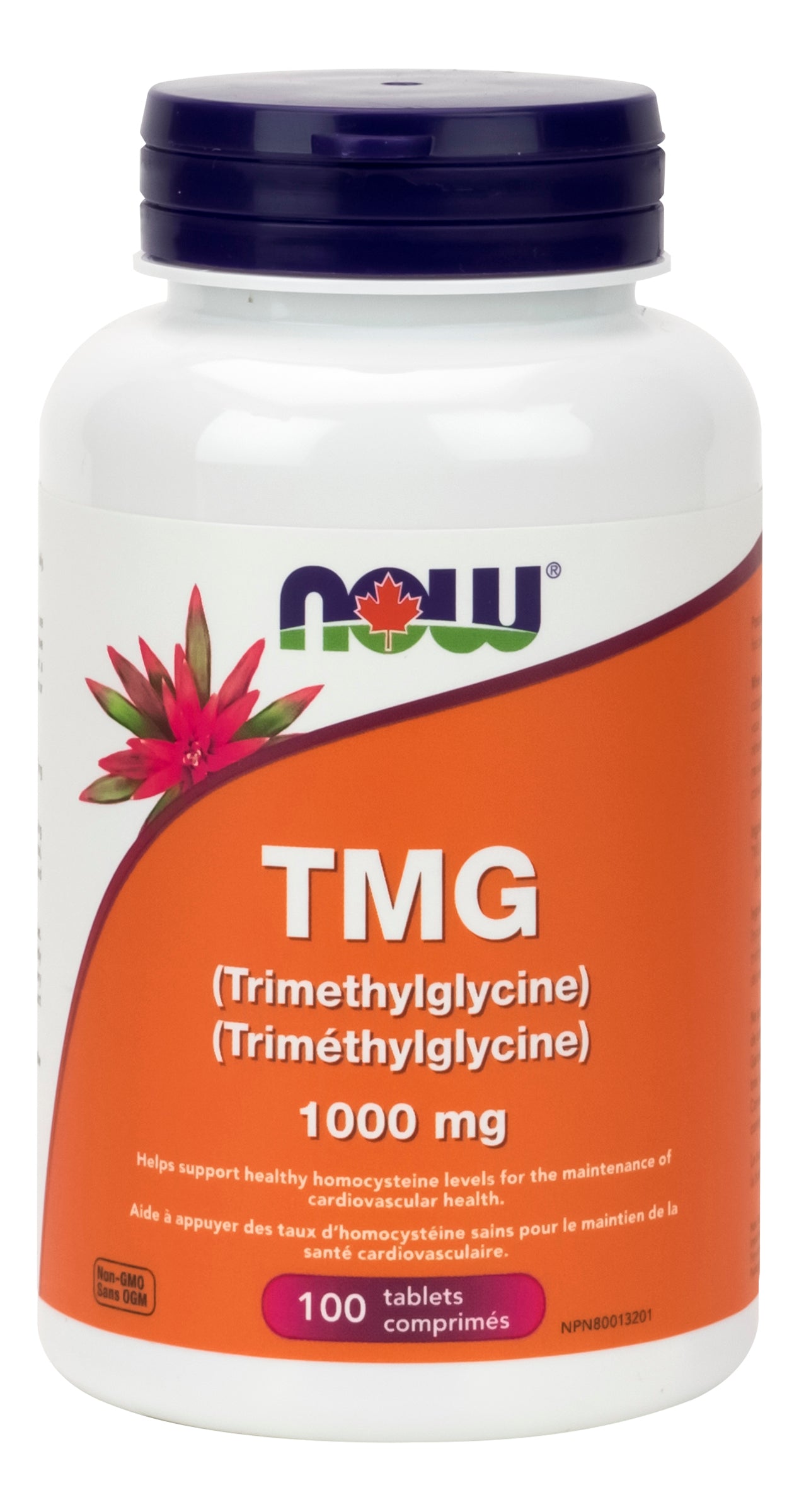 NOW TMG Trimethylglycine 1000mg 100 Tablets