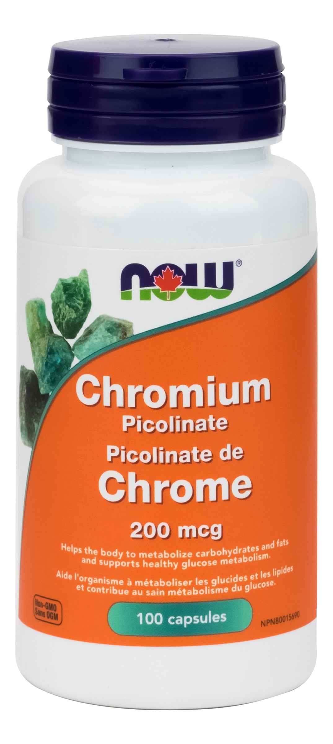 NOW Chromium Picolinate 200mcg 100 Capsules