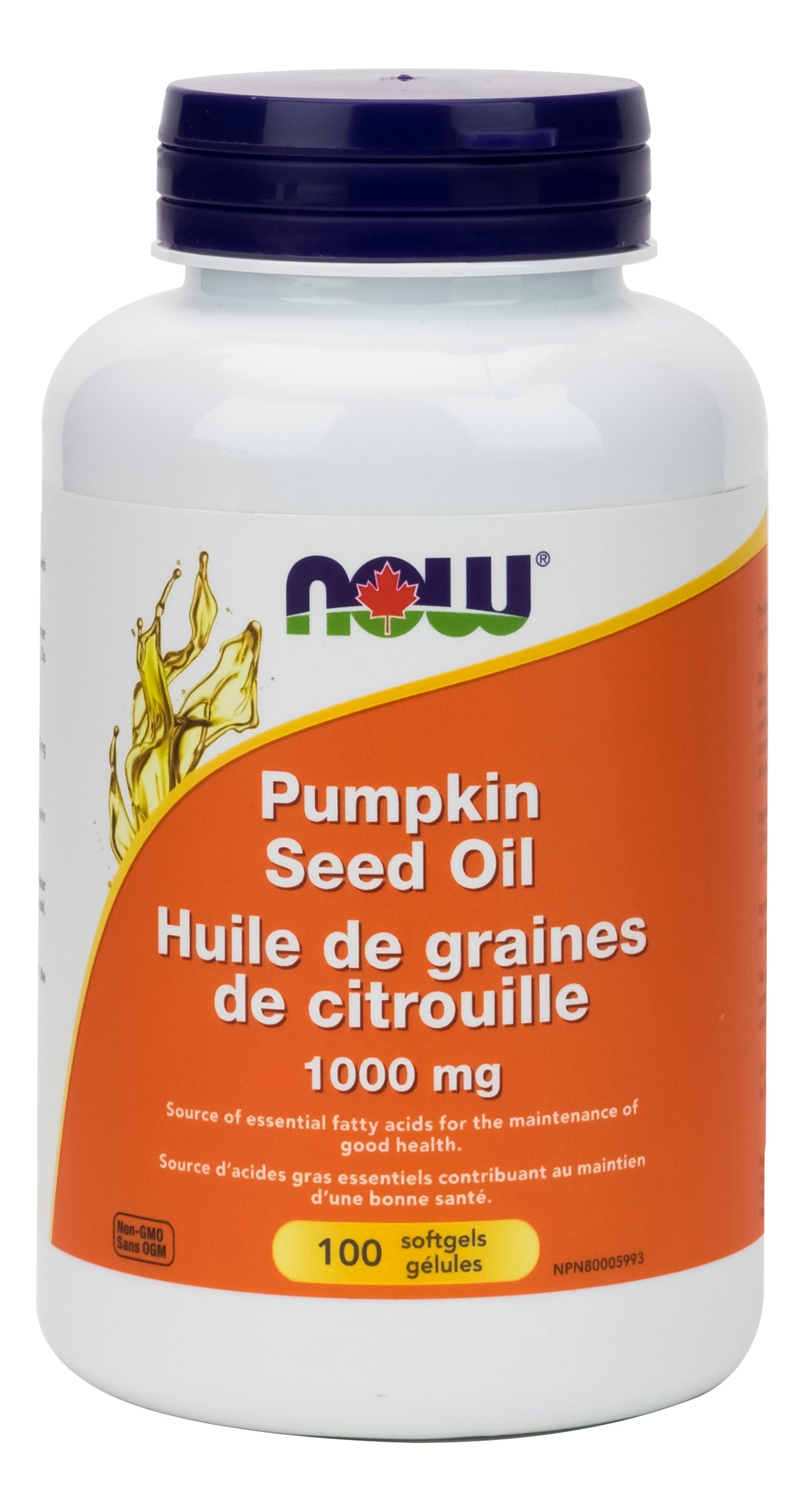 NOW Pumpkin Seed Oil 1000mg 100 Softgels