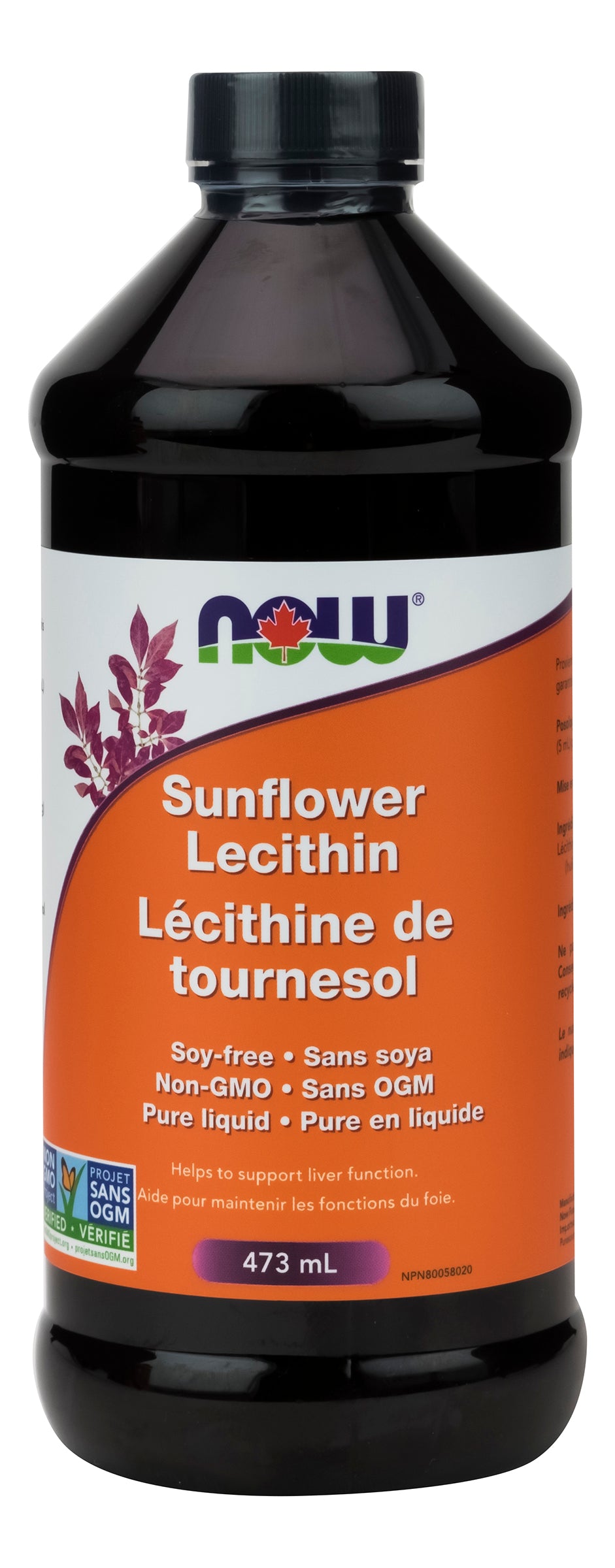 NOW Liquid Sunflower Lecithin 473ml