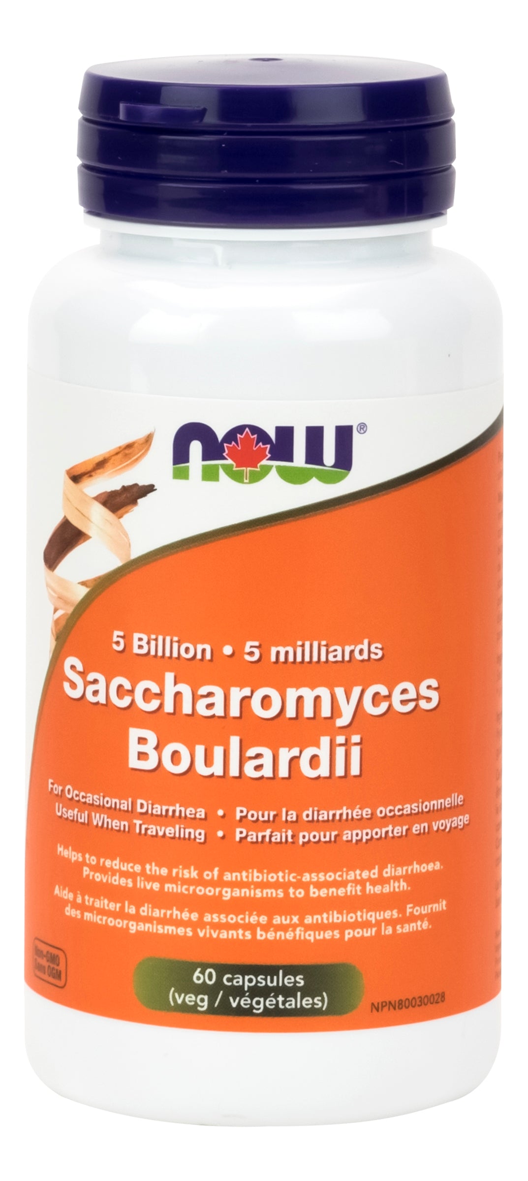 NOW Saccharomyces Boulardii 60 Capsules