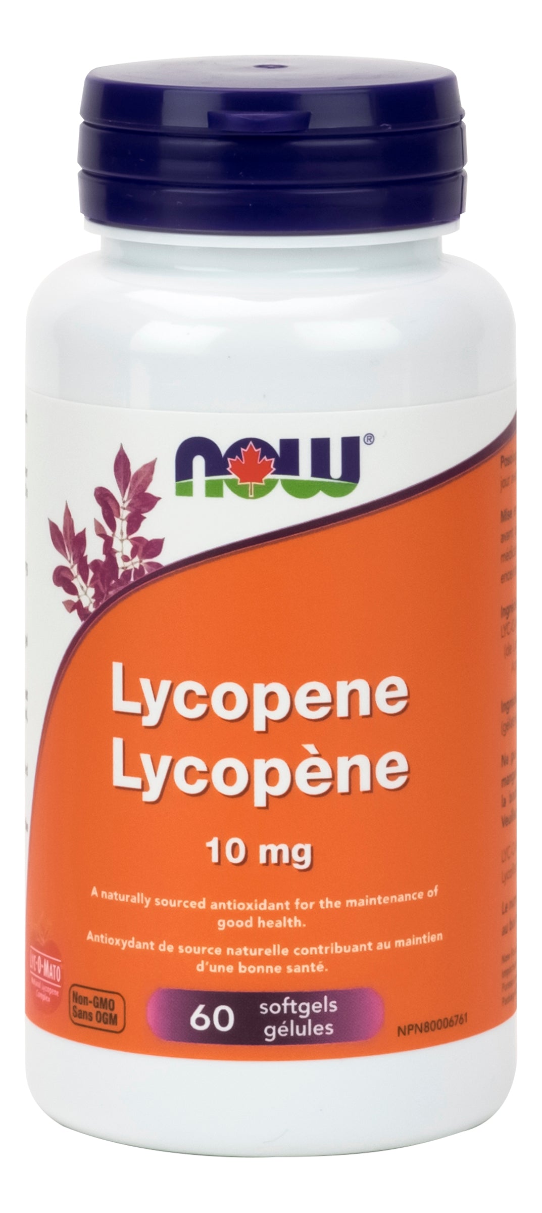 NOW Lycopene 10mg 60 Softgels