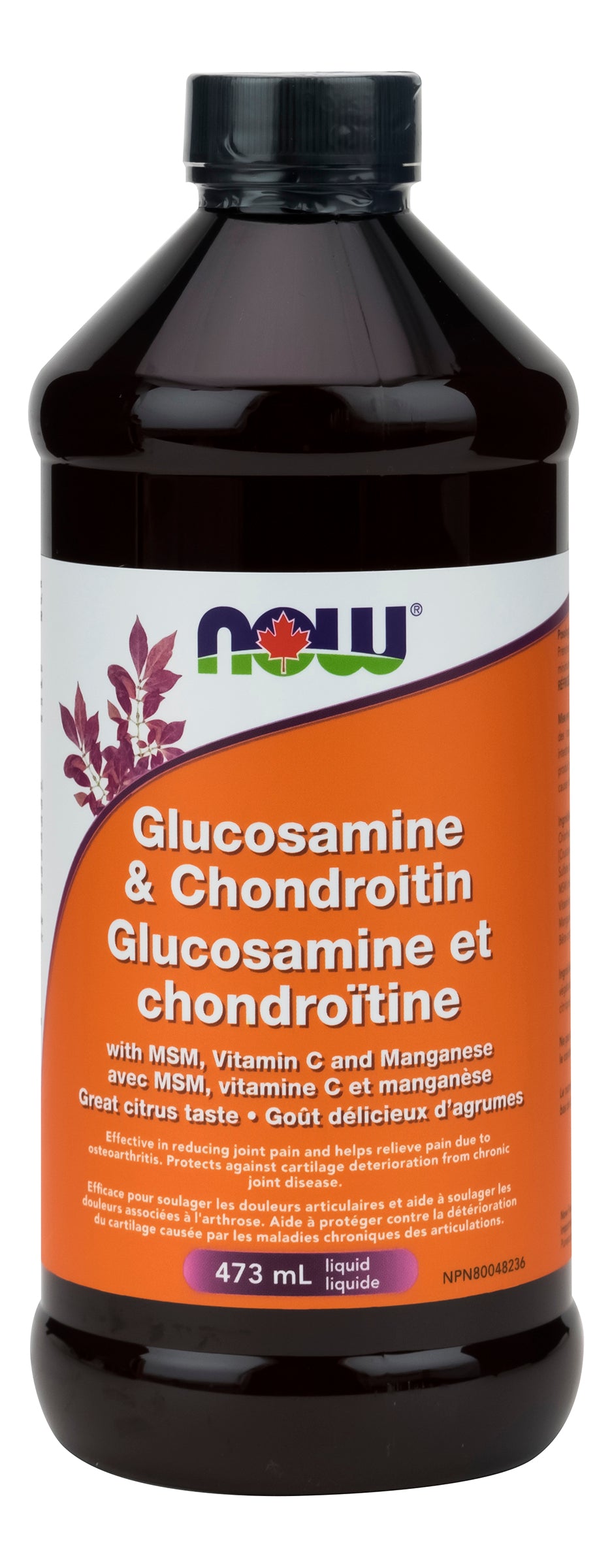 NOW Glucosamine & Chondroitin Liquid 473ml