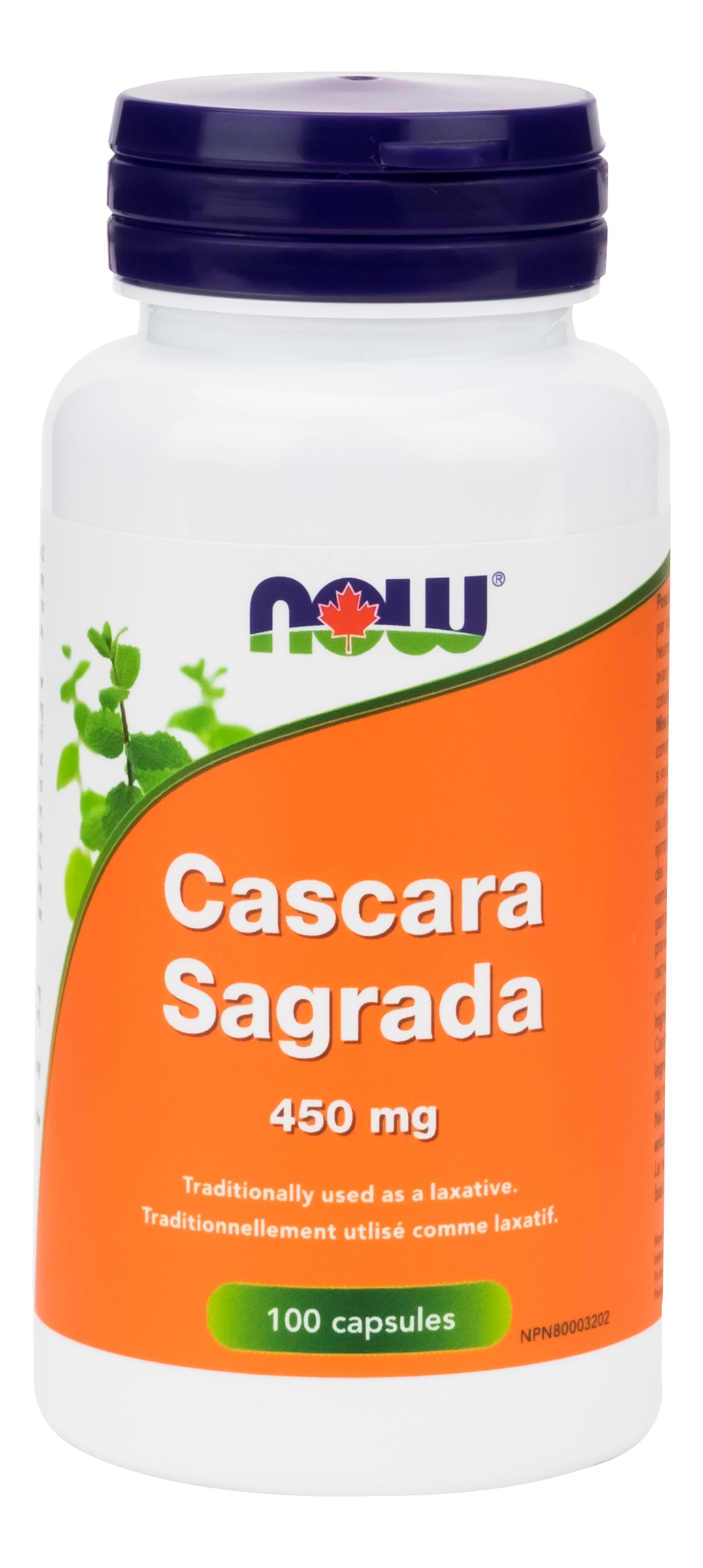 NOW Cascara Sagrada 450mg 100 Capsules