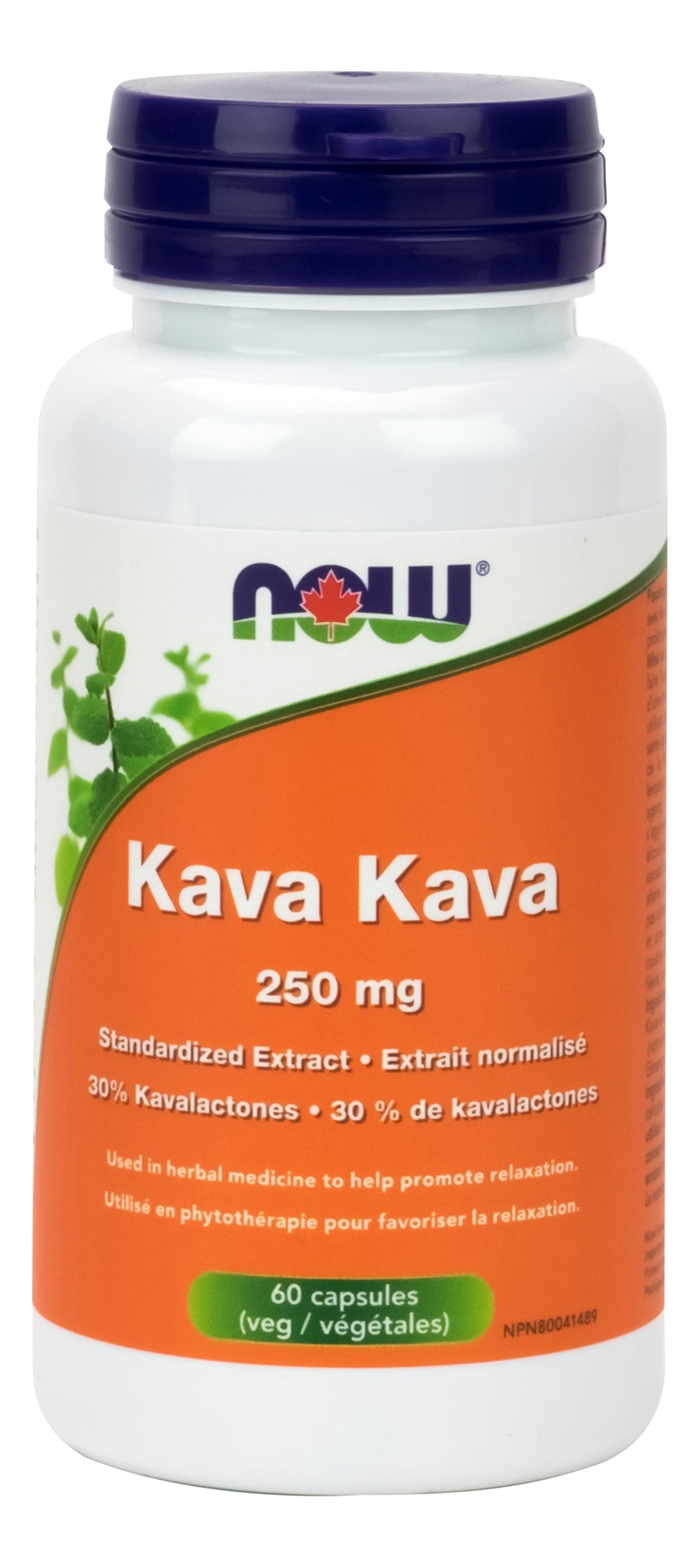 Now Kava Kava 250mg 60 Capsules