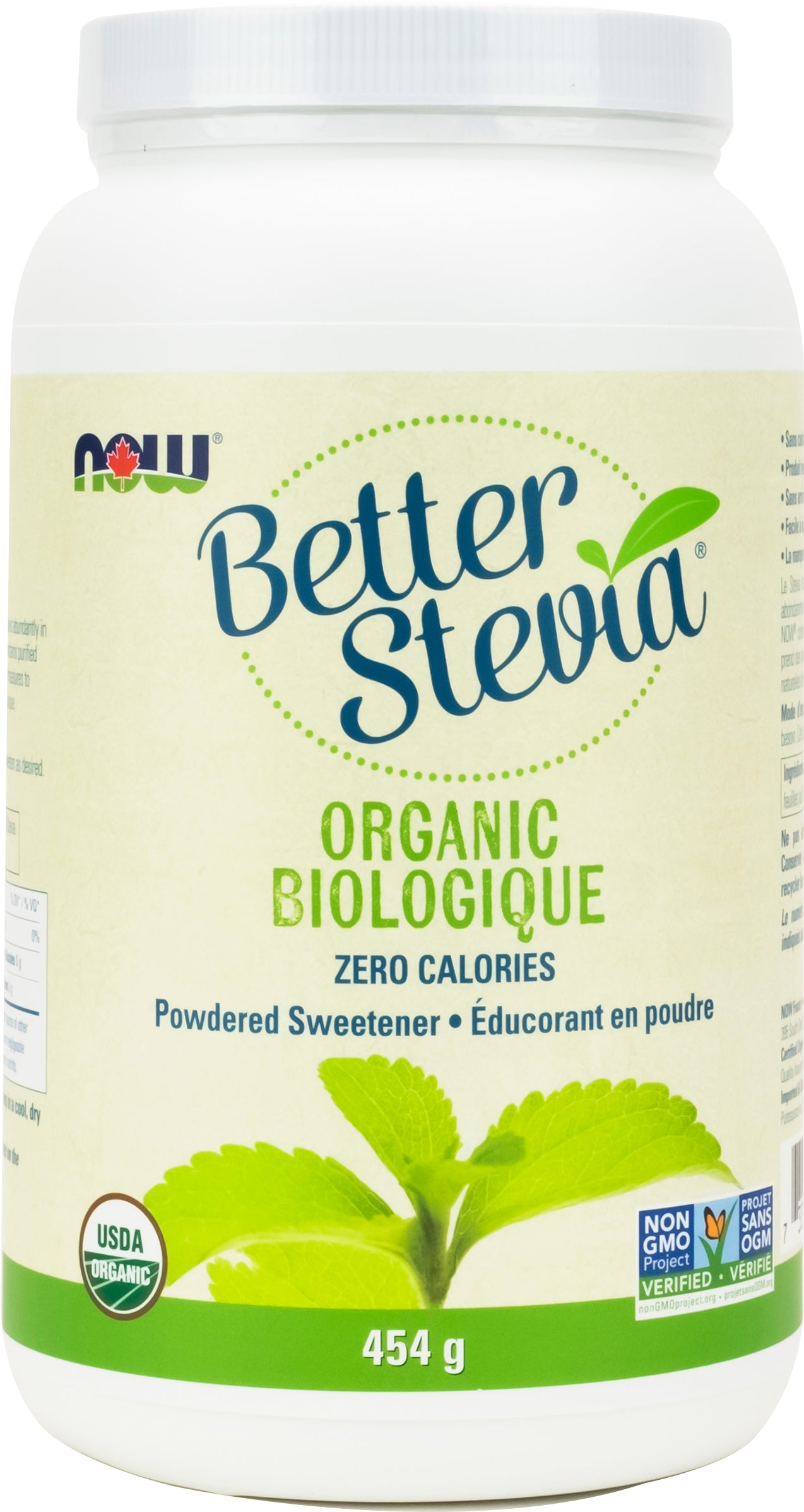 NOW Better Stevia Organic Powder 454g