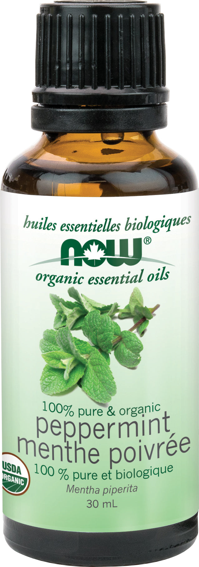 NOW Organic Peppermint Essential Oil 30ml