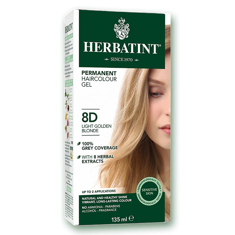Herbatint Permanent Hair Colour 8D Blonde 135ml