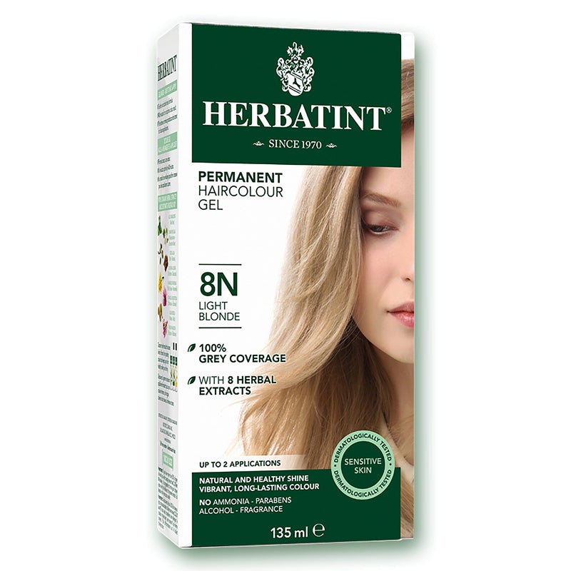 Herbatint Permanent Hair Colour 8N Light Blonde 135ml