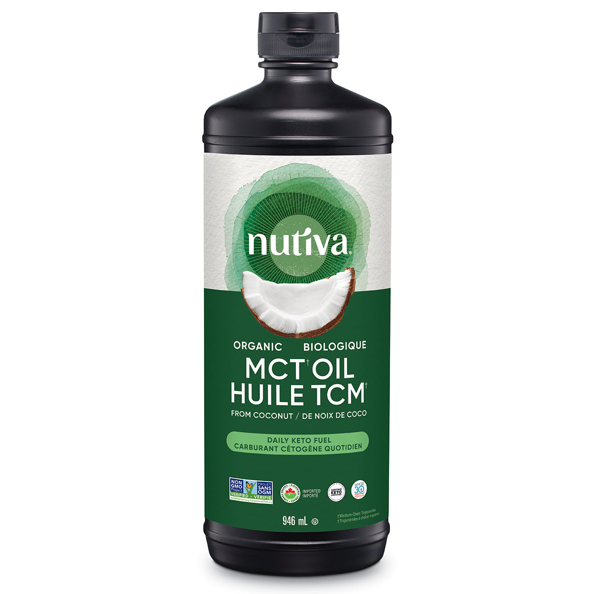 Nutiva Organic MCT Oil Unflavoured 946ml