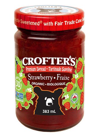 Crofter's Premium Spread Organic Strawberrry 383ml