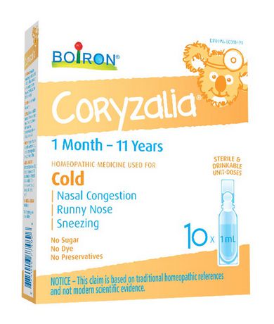 Boiron Coryzalia Children 15 Doses- Cold/Congestion