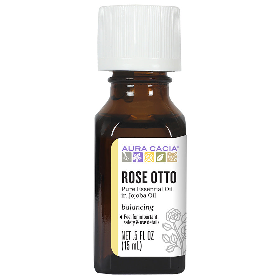 Aura Cacia Rose Otto in Jojoba Oil 15ml