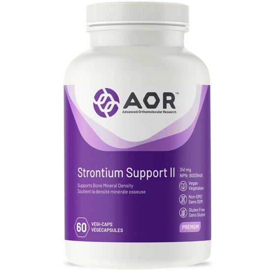 AOR Strontium Support ll 341mg 60 Vegetarian Capsules