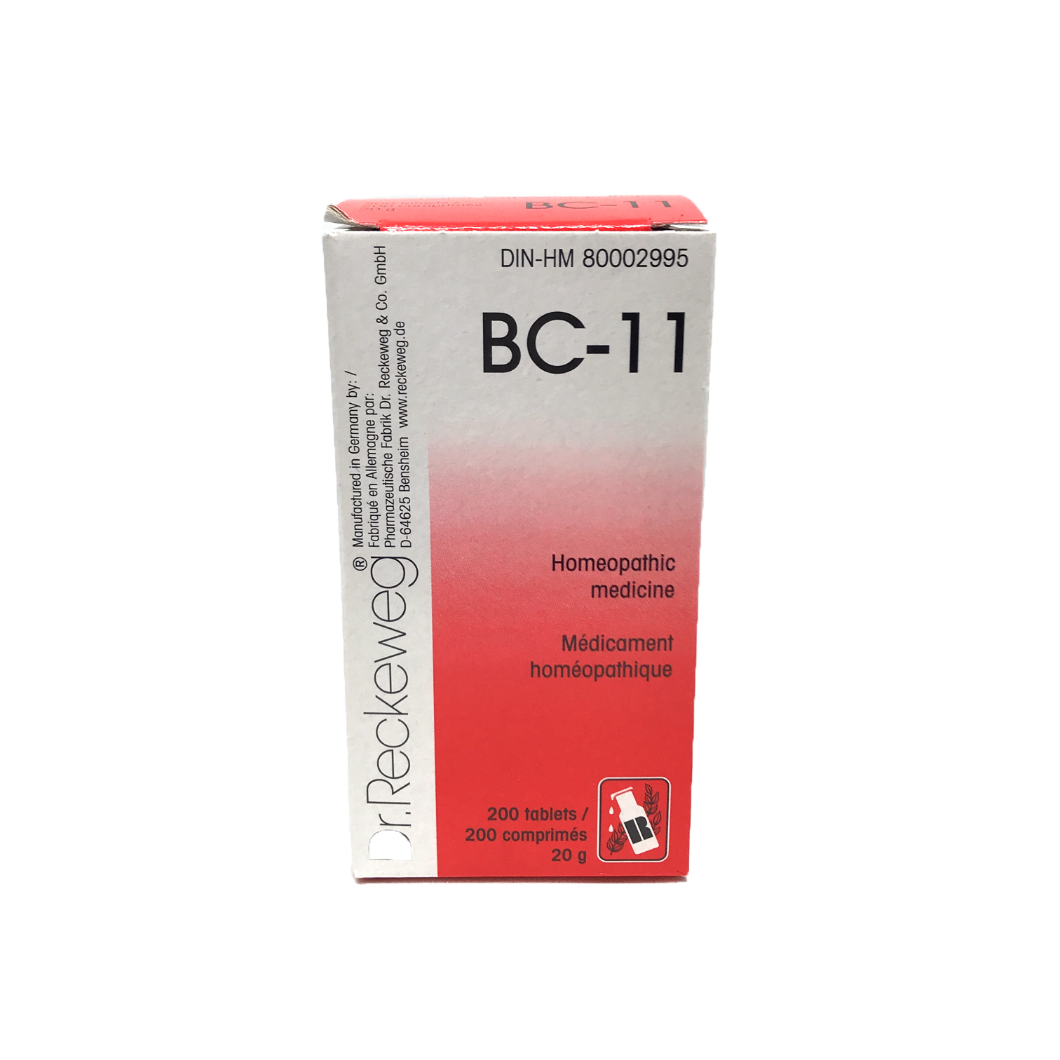 Dr. Reckeweg BC-11 200 Tablets 20g