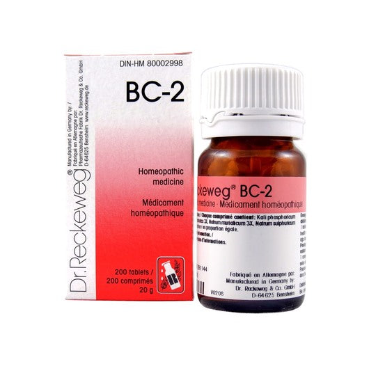 Dr. Reckeweg BC-02 200 Tablets 20g