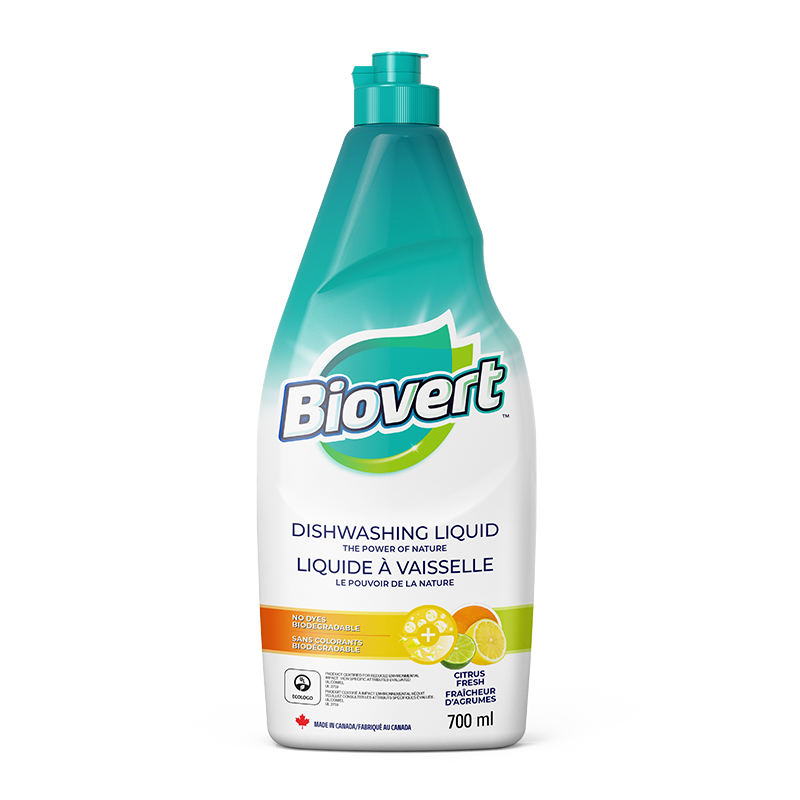 BioVert Dish Liquid, Citrus 700ml