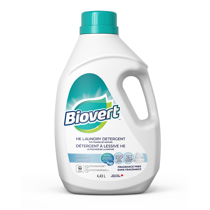 BioVert HE Laundry Detergent Fragrance-Free 4.43L