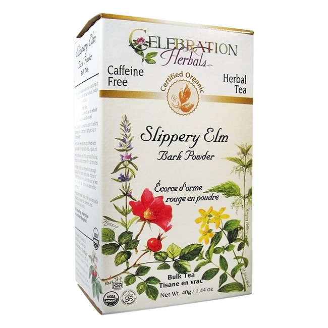 Celebration Herbals Slippery Elm Bark Powder Organic 40g