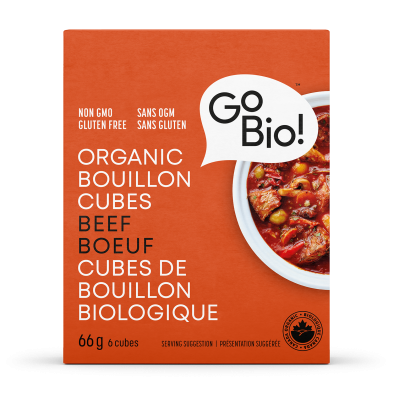 GoBio Organic Bouillon Cubes Beef 66g