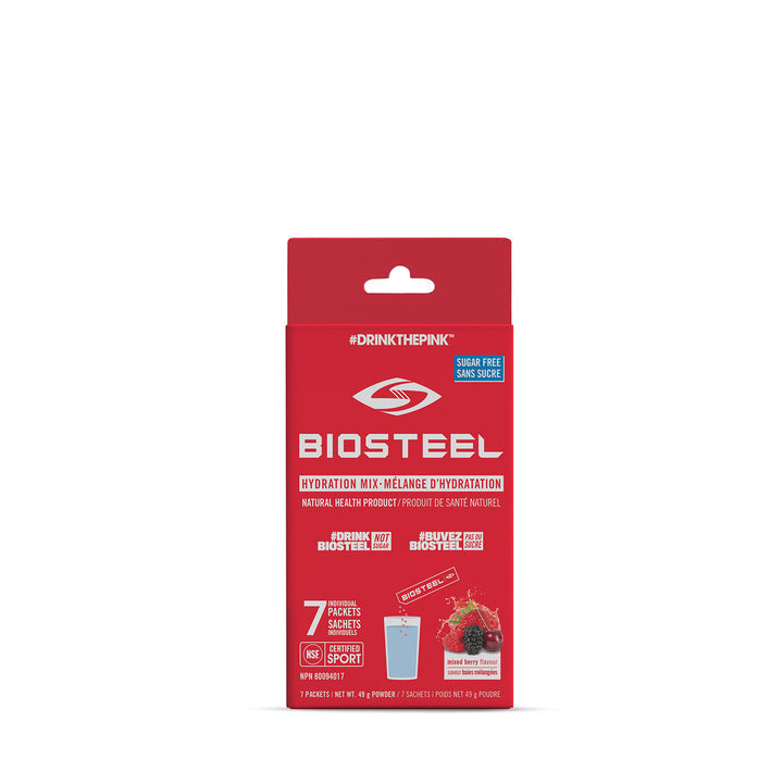 BioSteel Hydration Mixed Berry 7 Pack  (7 Individual Packets)