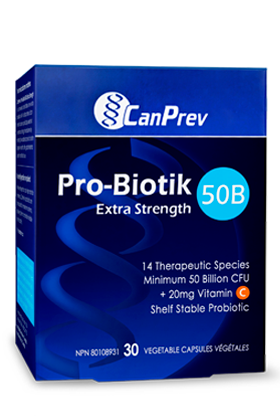 CanPrev Pro-Biotik 50B 30 Vegetarian Capsules