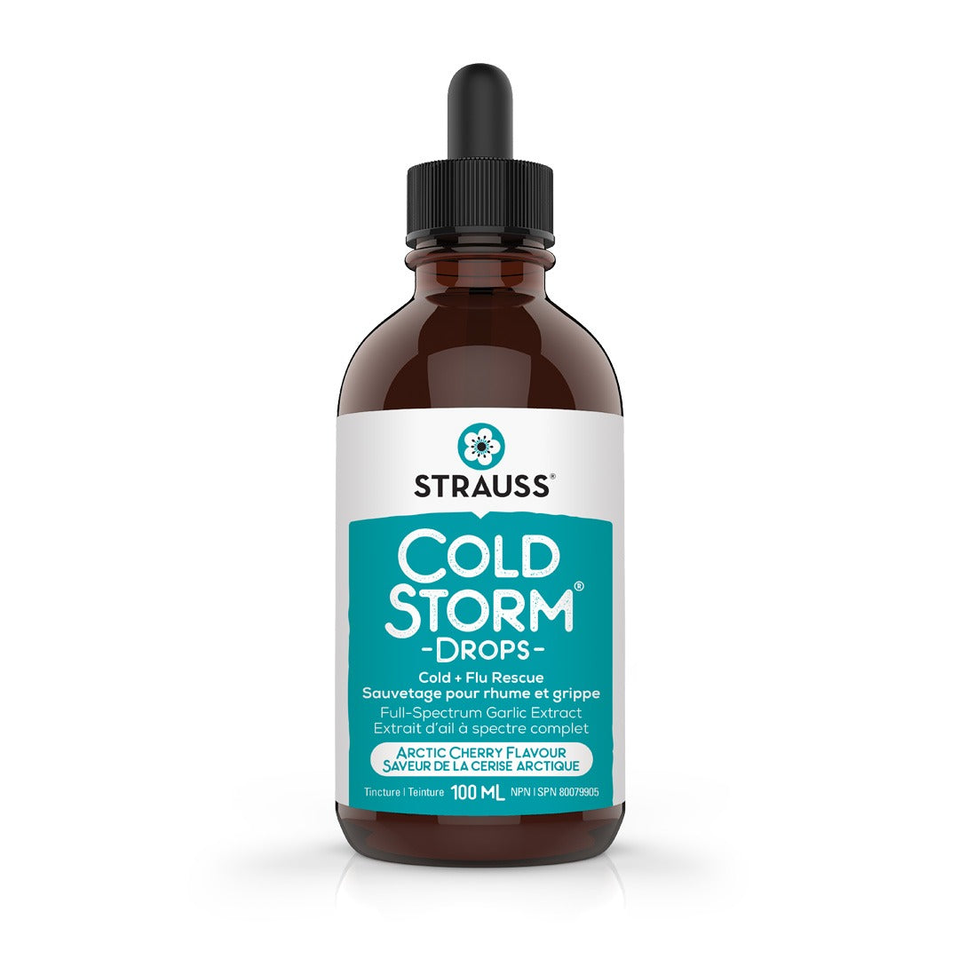 Strauss Herb Co. ColdStorm Cold & Flu Rescue Arctic Cherry Flavour 100ml